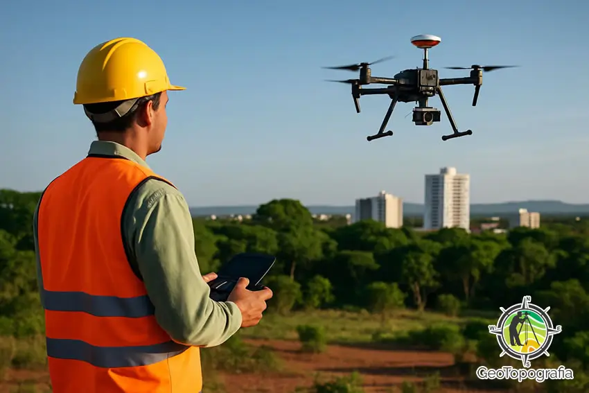 Levantamento topográfico com drone em Palmas - TO