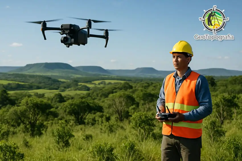Levantamento topográfico com drone em Paraíso do Tocantins