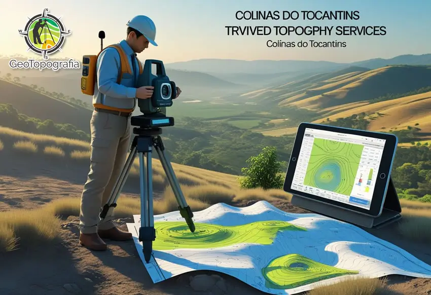 Serviço de topografia em Colinas do Tocantins