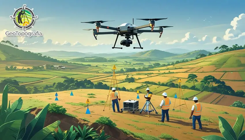 Levantamento topográfico com drone em Guaraí - TO