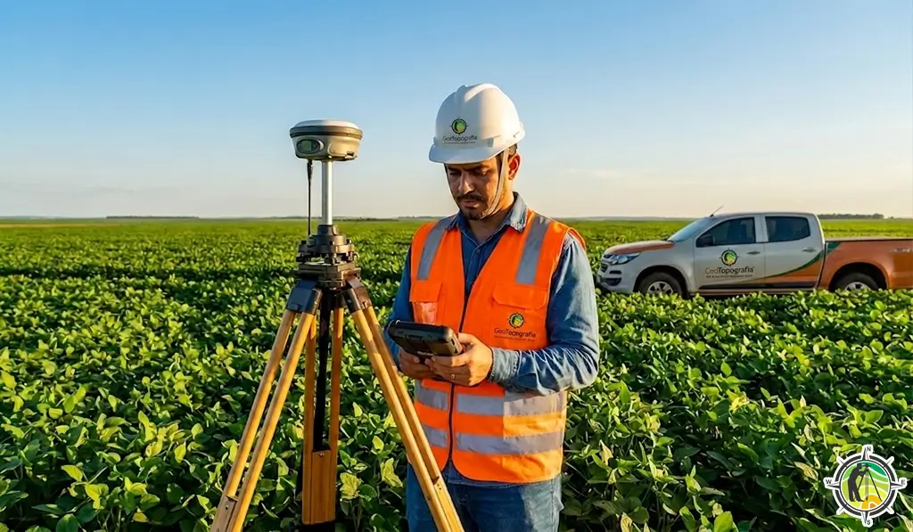Georreferenciamento de Precisão (GNSS RTK): A tecnologia que elimina erros de limite e protege seu patrimônio