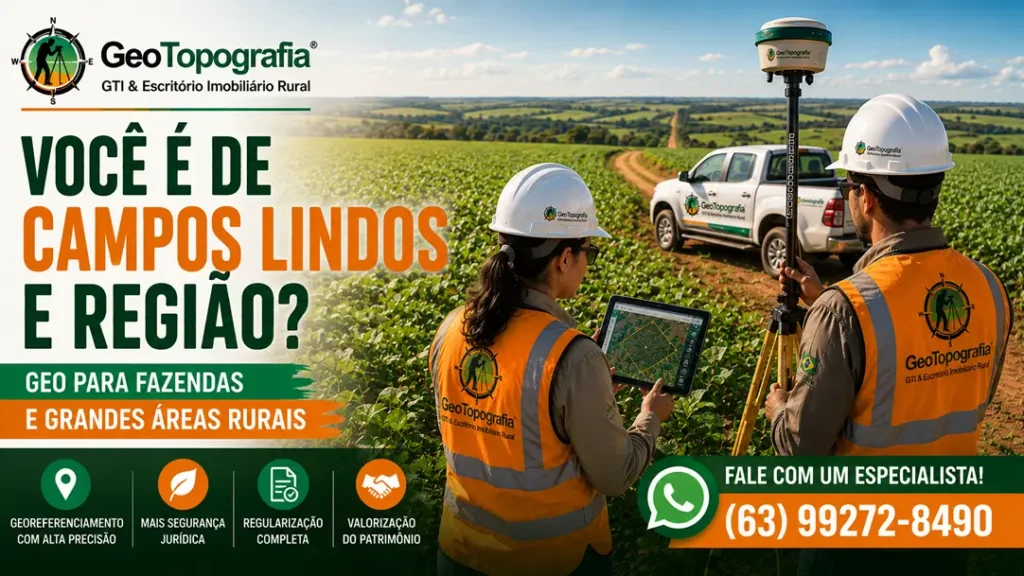 Georreferenciamento em Campos Lindos - TO