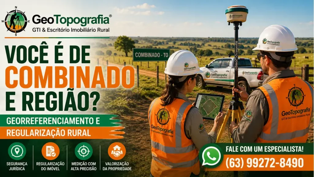 georreferenciamento em Combinado TO
