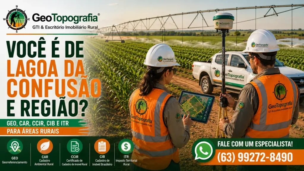 Regularização Rural em Lagoa da Confusão - TO