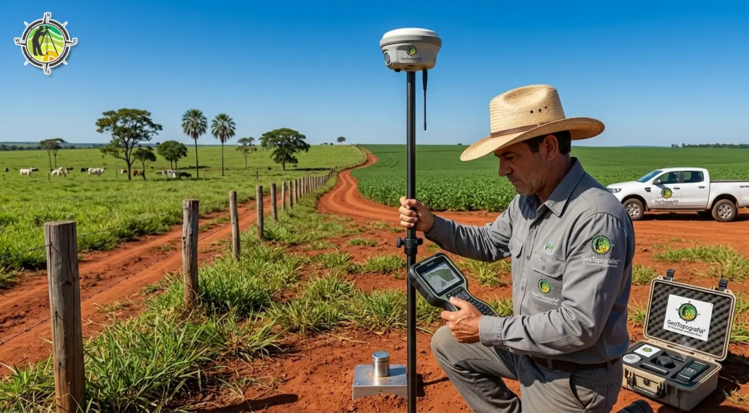 Drone sobre fazenda de grãos em Porto Nacional, Tocantins