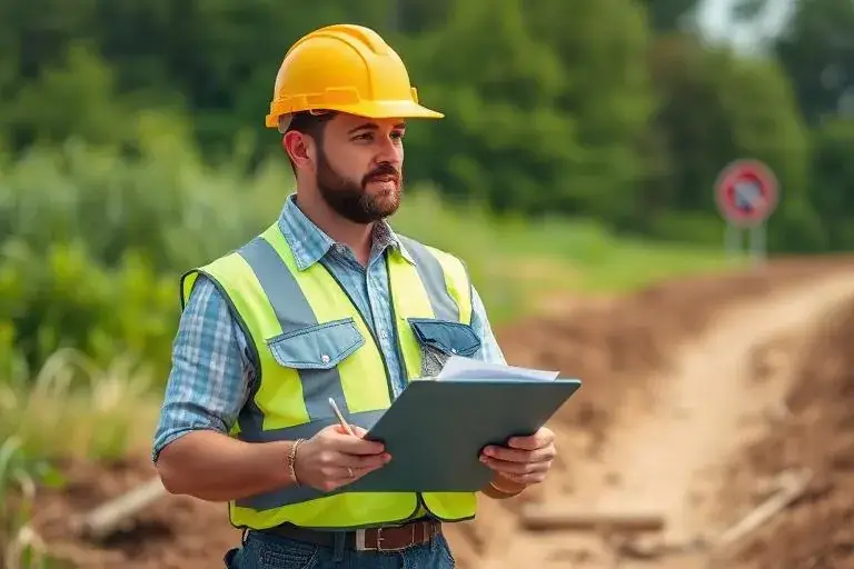 Técnico ambiental em campo